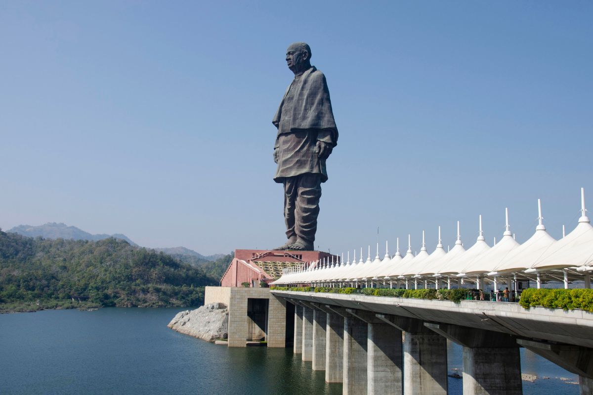 Statue Of Unity with Ahmedabad